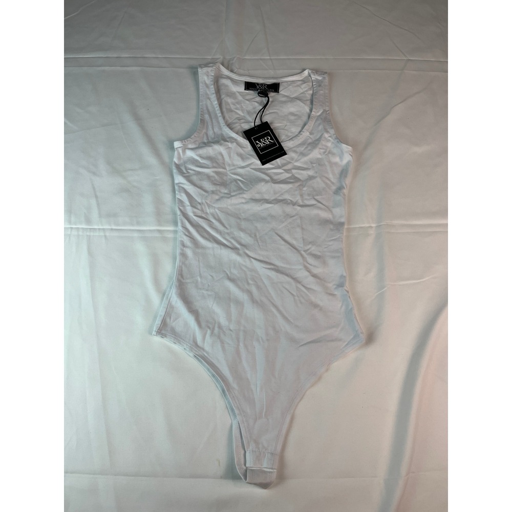 Young & Reckless White Bodysuit Sleeveless Tank Top - New With Tags‎ - Picture 2 of 8